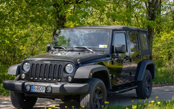 Jeep Wrangler cena 113900 przebieg: 133000, rok produkcji 2017 z Zambrów małe 352